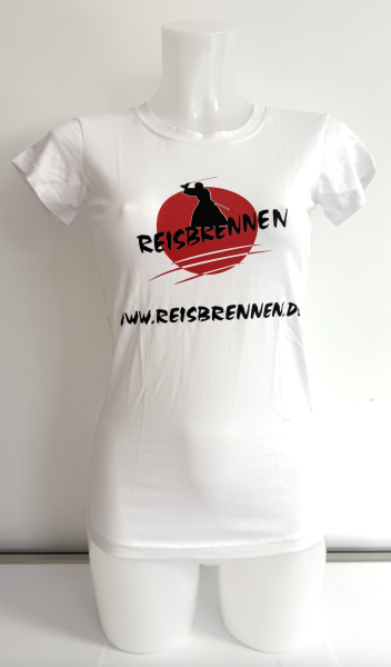 Reisbrennen T- Shirt Woman Samurai White