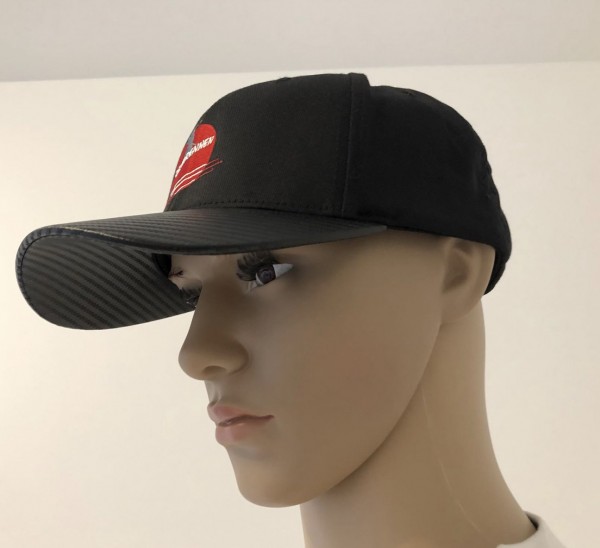 Reisbrennen Cap Black/Carbon Logo
